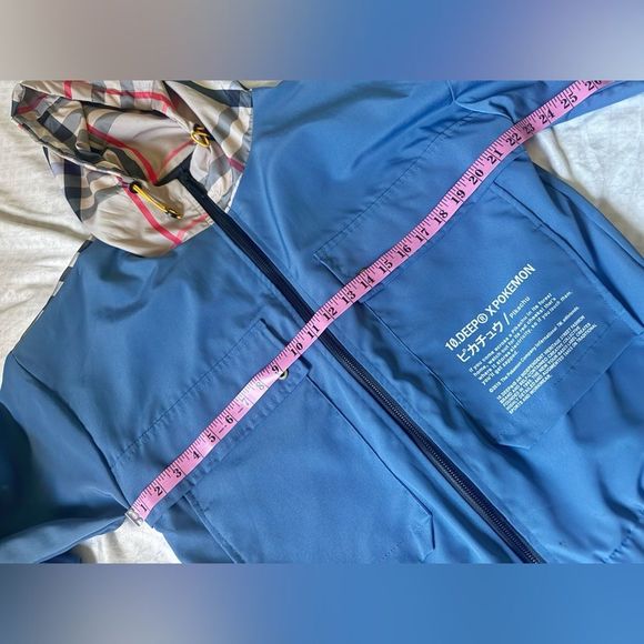 10. Deep X Pokemon windbreaker full zip hooded jacket Mosshino Coutube size M - Picture 5 of 12
